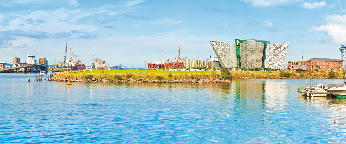 A view towards Titanic Belfast